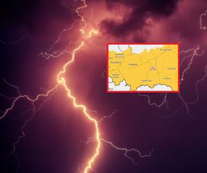 Burze z gradem w Tarnowie i regionie. IMGW wydał ostrzeżenie