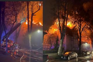Dramatyczny pożar w Sopocie. 20 osób ewakuowanych, szalejąca wichura utrudniała akcję strażaków