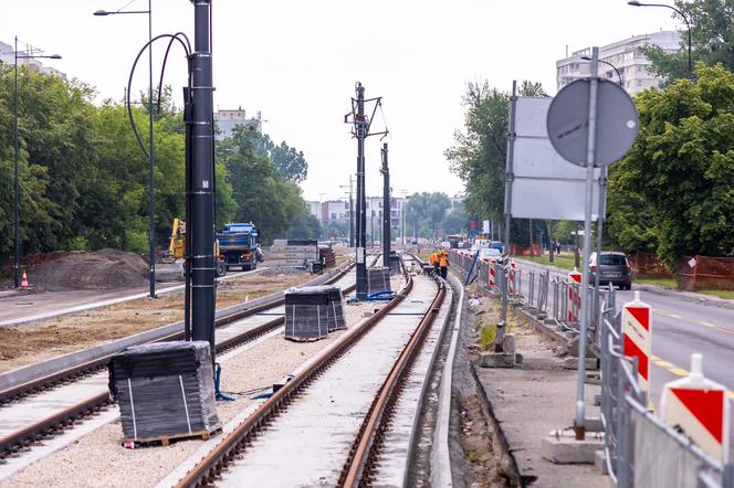 Budowa tramwaju do Wilanowa w Warszawie