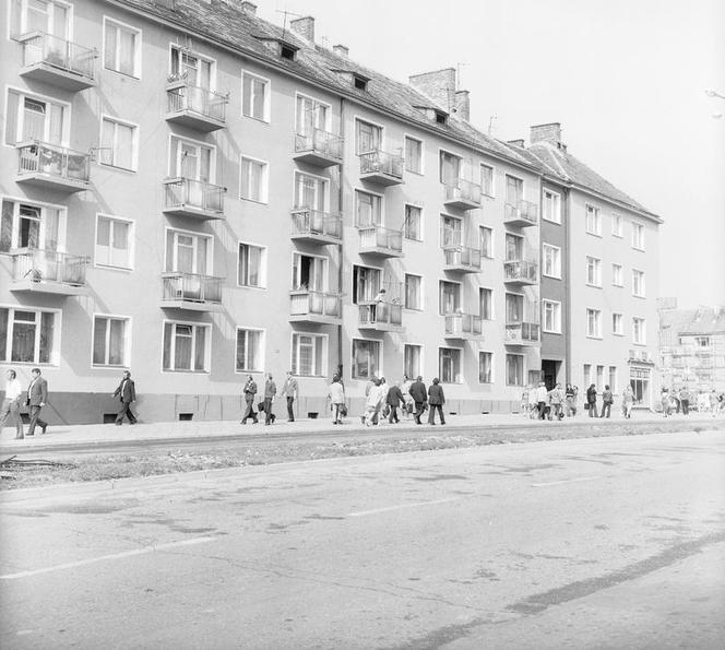 Ulica Zwycięstwa w Koszalinie w 1969 roku