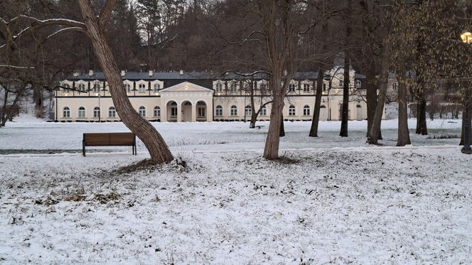 Nałęczów - Park Zdrojowy zimą