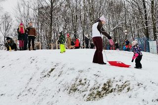 Tor saneczkowy reaktywowany w parku Kościuszki w Katowicach