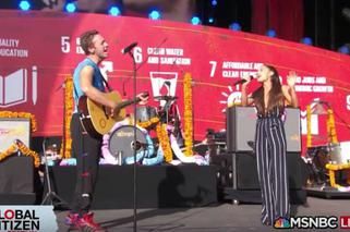 Ariana Grande śpiewa z Coldplay. Nagranie piosenki Just A Little Bit of Your Heart na ESKA.pl