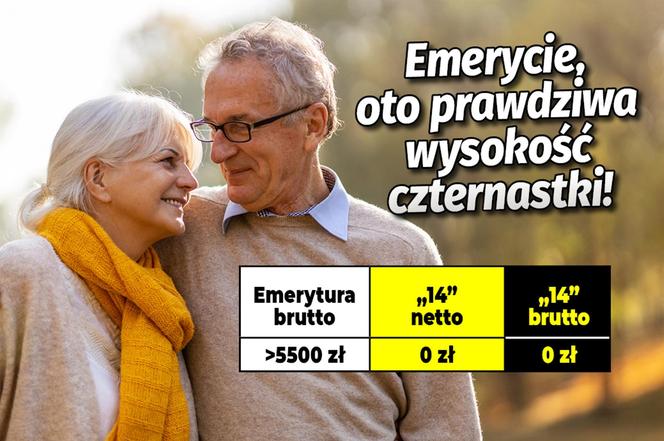 Emerycie, oto prawdziwa wysokość czternastki!