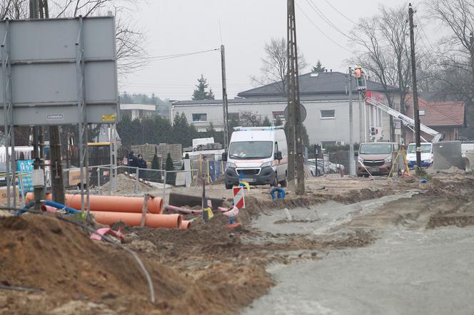 Koparka uszkodziła rurę z gazem