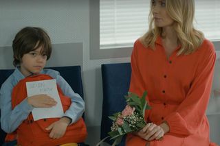 Barwy szczęścia, odcinek 3075: Dominika (Karolina Chapko), Mateuszek (Filip Kowalewicz)