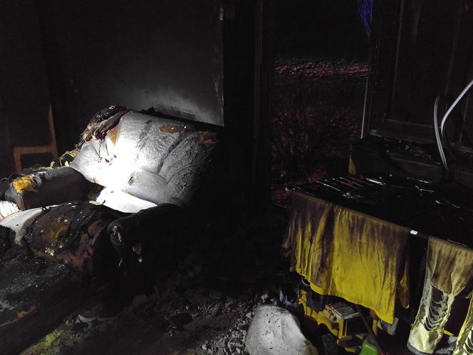 Jemieliste. Tragiczny pożar domu jednorodzinnego