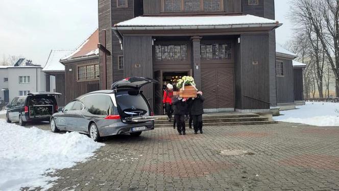 Pogrzeb górnika z kopalni Bielszowice