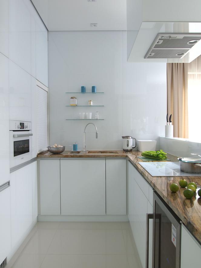 Biała kuchnia w stylu minimalistycznym