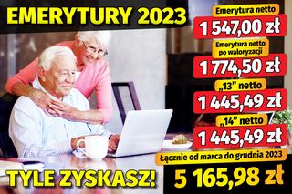  Emerytury 2023. Tyle zyskasz 