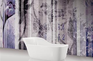 Dekoracja ścian w łazience: freski, tkaniny techniczne, mozaiki