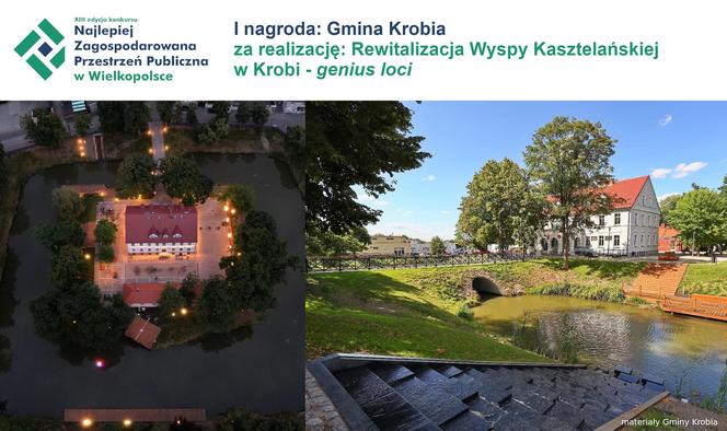 Wyspa Kasztelańska w Krobi to „Najlepiej zagospodarowana przestrzeń publiczna w Wielkopolsce”