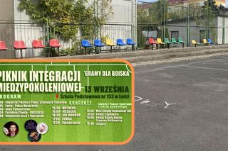 Piknik Integracji Międzypokoleniowej w słusznej sprawie. Mieszkańcy domagają się nowego boiska w szkole 
