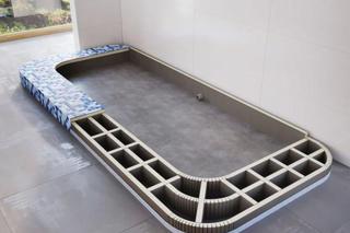 Wykończenie łazienki - wodoodporna płyta budowlana Ultrament 