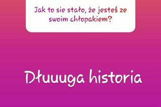 Anna Adamus - Zuzia z serialu Barwy szczęścia na Instagramie o chłopaku