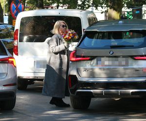 Małgorzata Tusk w wypożyczonym BMW.