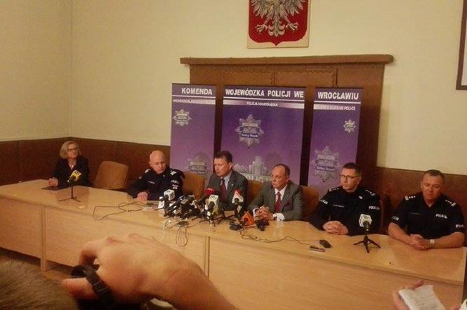 Policjanci nie zdradzają czy zatrzymany przebywa teraz we Wrocławiu