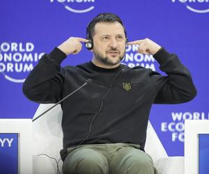 Prezydent Zełeński w Davos