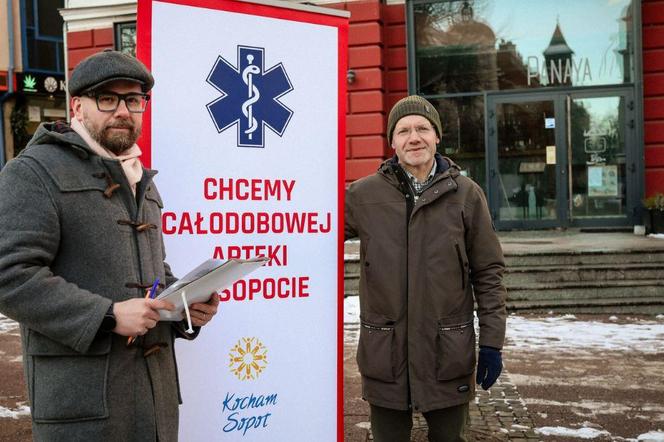 Zbieranie podpisów pod petycją o aptece całodobowej w Sopocie