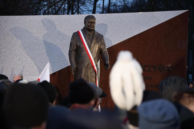 Odsłonięcie pomnika Lecha Kaczyńskiego przy Placu Teatralnym w Lublinie