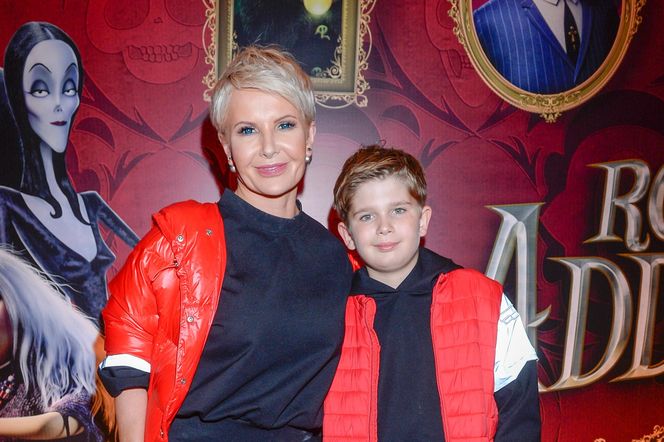 Joanna Racewicz i syn