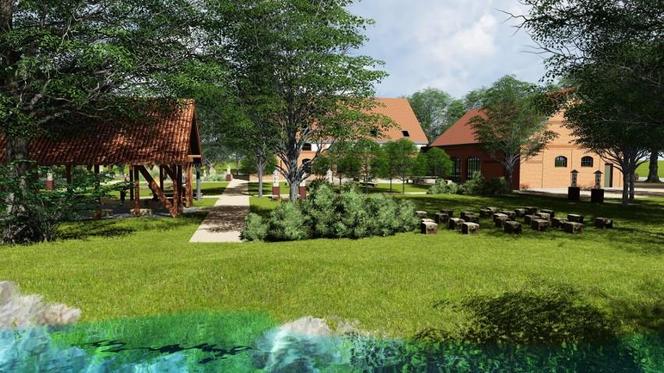 Wizualizacja Centrum Edukacji Przyrodniczej w Grudziądzu