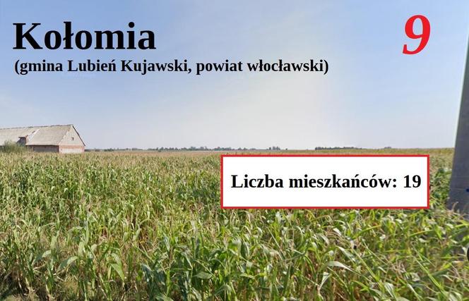 Te wsie Kujawsko-Pomorskiego liczą najmniej mieszkańców