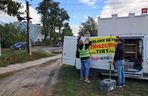 Protest mieszkańców Młynka