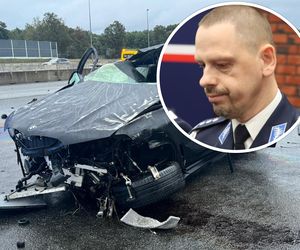 Komendant policji miał wypadek na Autostradzie A1. Śledztwo umorzone