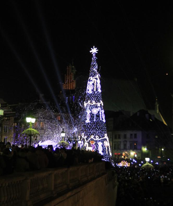 Choinka na Placu Zamkowym