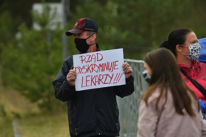 Protest na granicy polsko-niemieckiej w Lubieszynie