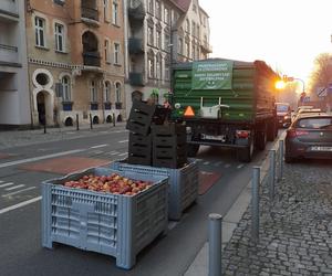 Protest rolników w Katowicach. Zablokowali centrum miasta