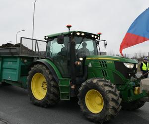 Protest rolników. Zablokowali granicę w Cieszynie