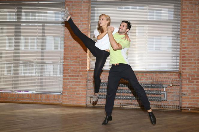 "Dancing with the Stars, Taniec z Gwiazdami" trening Agnieszki Kaczorowskiej i Rafała Maślaka