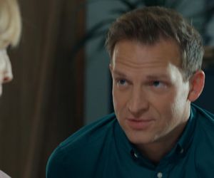 Barwy szczęścia, odcinek 3130. Agnieszka (Katarzyna Tlałka), Łukasz (Michał Rolnicki)