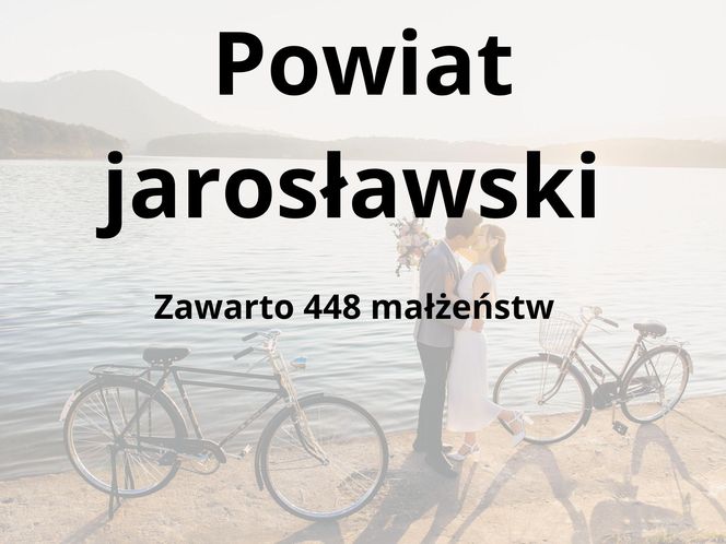 W tych powiatach na Podkarpaciu zawarto najwięcej małżeństw 