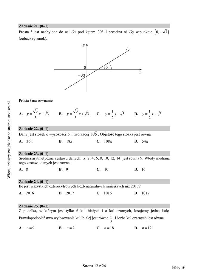 Matura próbna 2020 matematyka. CKE opublikowała STARE ARKUSZE!