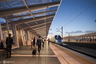 Tak będzie wyglądała stacja Brzeziny na trasie Warszawa - Łódź