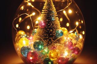 Wazon świąteczny na stół