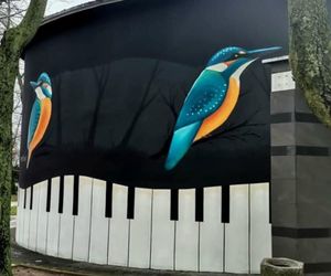 Murale Piotra Strzałki