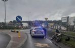 Wypadek i kolizja w Aleksandrówce - Oba zdarzenia w tym samym czasie i z udziałem motocykli crossowych