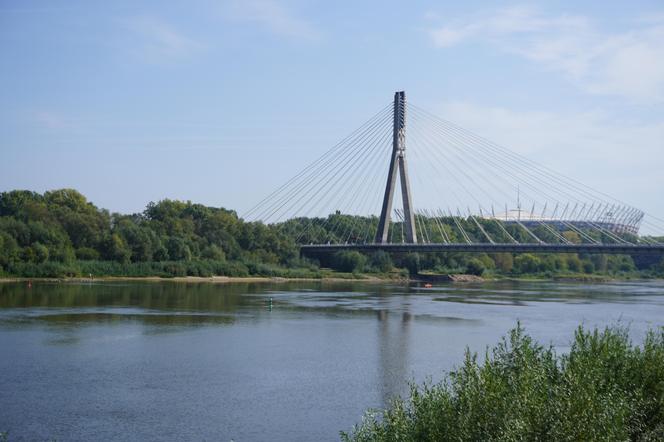 Obecny poziom Wisły w Warszawie 