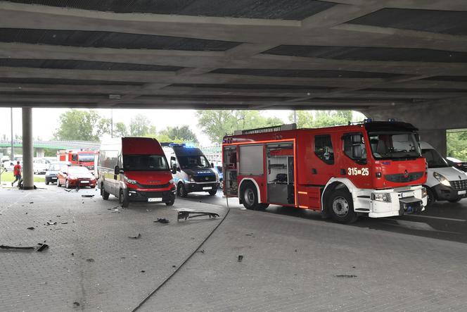 Wypadek koło Wału Miedzyszyńskiego