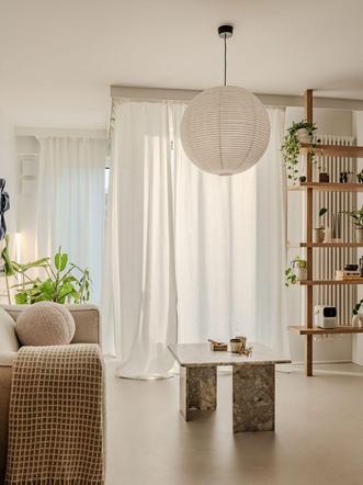 Mieszkanie architektki wnętrz w stylu hygge i japandi