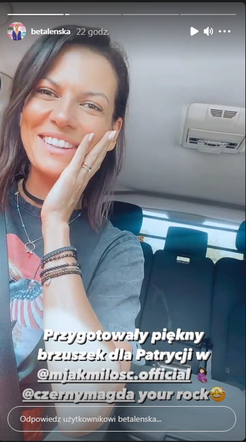 M jak miłość po wakacjach 2021. Alżbeta Lenska (Patrycja Argasińska)