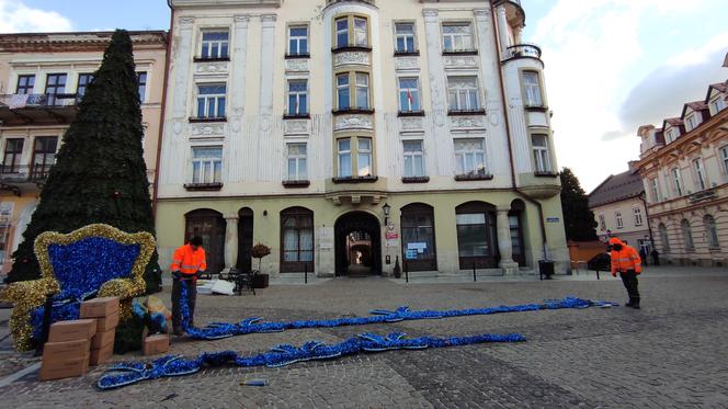 Choinka na Placu Kazimierza w Tarnowie