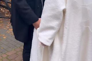 Na dobre i na złe na planie. Ślub Blanki (Pola Gonciarz) i Mario (Marcin Korcz)