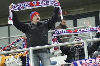 Górnik Zabrze - Lechia Gdańsk: Ponad 8 tysięcy fanów wspierało Trójkolorowych