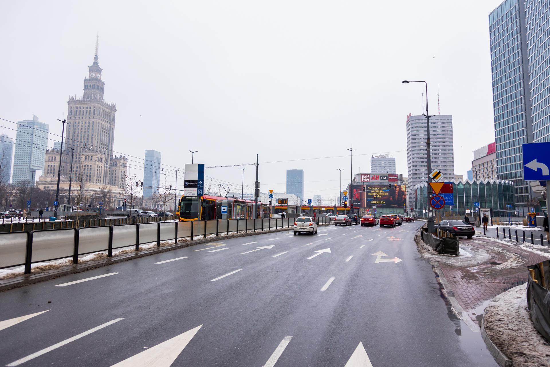 Aleje Jerozolimskie przed przebudową