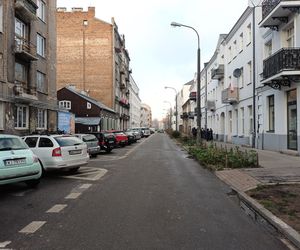 Ul. Środkowa w Warszawie przed przebudową